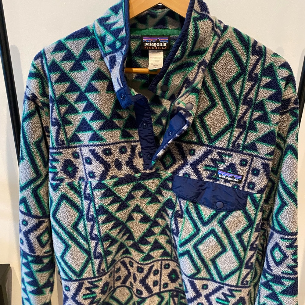 Men’s Rare Patagonia Synchilla Snap-T Pullover